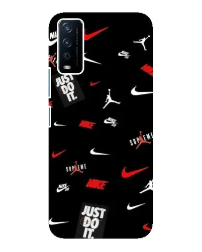 Чохол для Vivo Y12s з картинкою «Nike Mix Pattern»