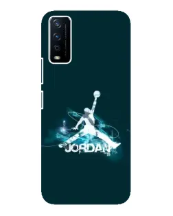 Чохол для Vivo Y12s з картинкою «Jordan Blue Fire» Чохол для Vivo Y12s з картинкою «Jordan Blue Fire»