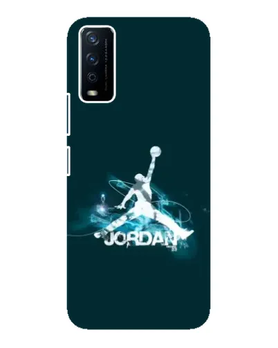 Чохол для Vivo Y12s з картинкою «Jordan Blue Fire»