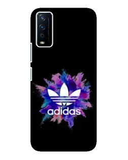 Чехол для Vivo Y12s с картинкой «Взрыв красок Adidas»