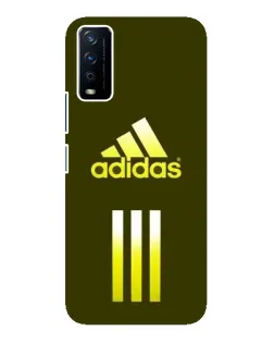 Чехол для Vivo Y12s с картинкой «Оливковый градиент Adidas»