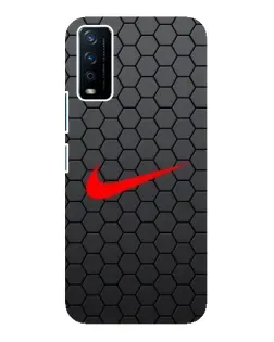 Чохол для Vivo Y12s з картинкою «Nike — карбонова сітка» Чохол для Vivo Y12s з картинкою «Nike — карбонова сітка»