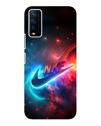 Чохол для Vivo Y12s з картинкою «Вогняний логотип Nike»