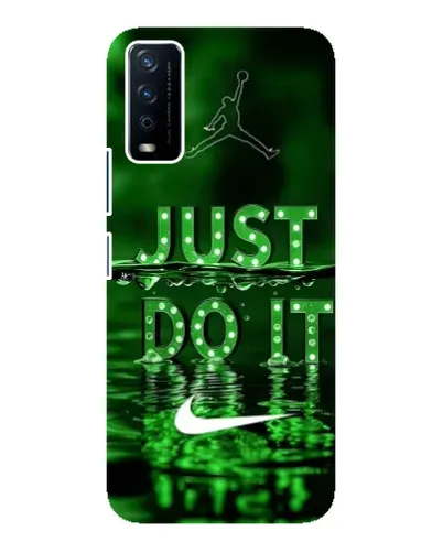 Чохол для Vivo Y12s з картинкою «Зелений неоновий Nike»