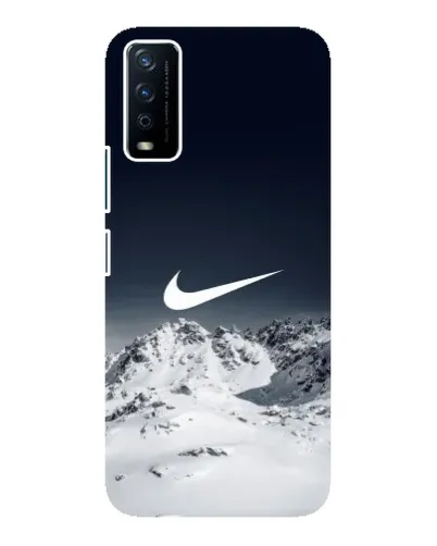 Чохол для Vivo Y12s з картинкою «Nike — зимові гори»