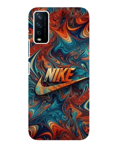Чохол для Vivo Y12s з картинкою «Nike в абстракції»