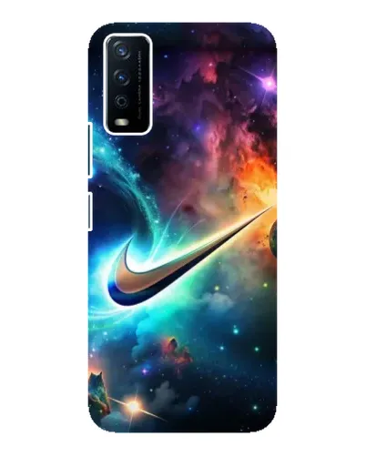 Чохол для Vivo Y12s з картинкою «Космічний Nike Swoosh»