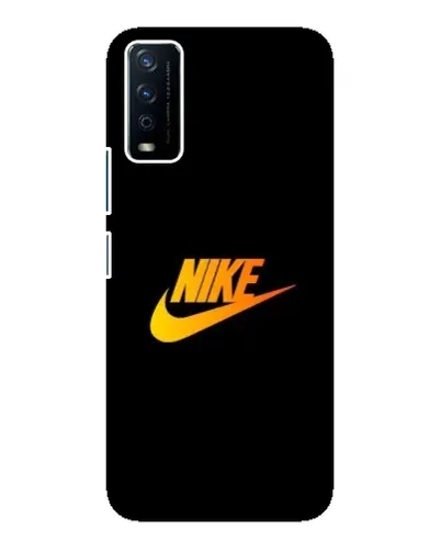 Чохол для Vivo Y12s з картинкою «Золотий логотип Nike»