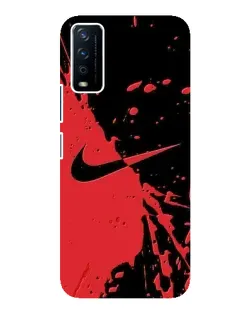Чохол для Vivo Y12s з картинкою «Червоні бризки Nike» Чохол для Vivo Y12s з картинкою «Червоні бризки Nike»