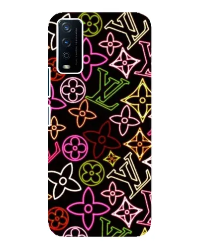 Чохол для Vivo Y12s з картинкою «Неоновий мікс Nike»