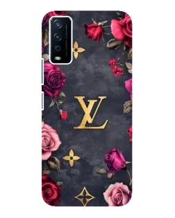 Чохол для Vivo Y12s з картинкою «Квітковий Louis Vuitton»