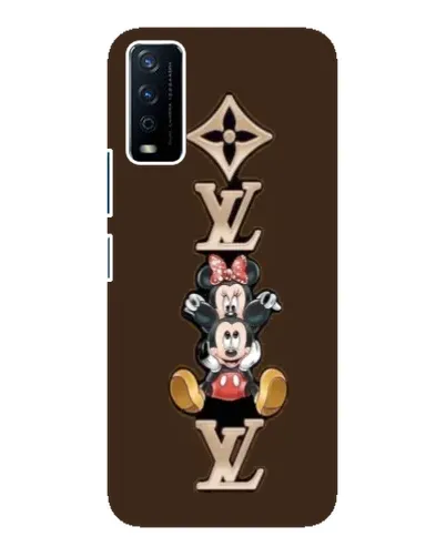 Чохол для Vivo Y12s з картинкою «LV та Міккі Маус»