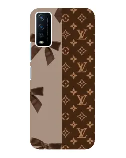 Чехол для Vivo Y12s с картинкой «Louis Vuitton — банты»