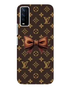 Чехол для Vivo Y12s с картинкой «LV с бантом»