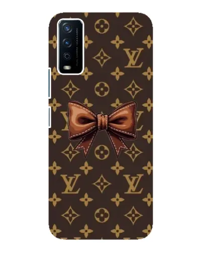 Чохол для Vivo Y12s з картинкою «LV з бантом»