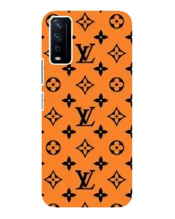 Чехол для Vivo Y12s с картинкой «Оранжевый стиль LV»