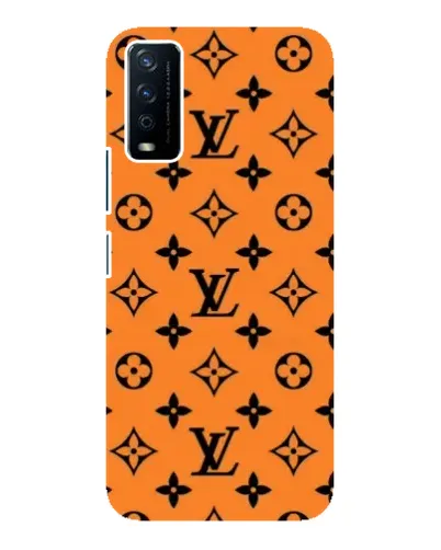Чохол для Vivo Y12s з картинкою «Помаранчевий стиль LV»