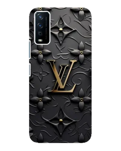 Чохол для Vivo Y12s з картинкою «Шкіряна текстура LV»