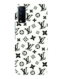 Чехол для Vivo Y12s с картинкой «Монохромный хаос LV»