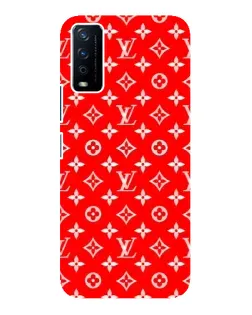 Чехол для Vivo Y12s с картинкой «Яркий паттерн LV»