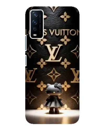 Чохол для Vivo Y12s з картинкою «Монограма з фігурою»
