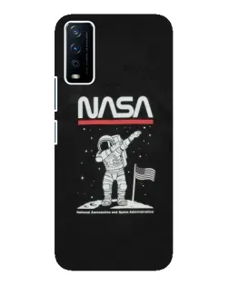 Чохол для Vivo Y12s з картинкою «NASA — крокуємо по Місяцю» Чохол для Vivo Y12s з картинкою «NASA — крокуємо по Місяцю»