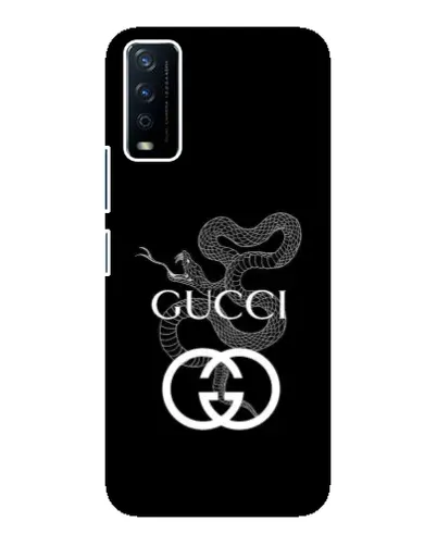 Чехол для Vivo Y12s с картинкой «Gucci — серебряная змея»