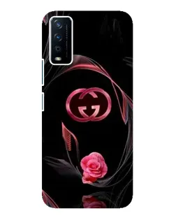 Чехол для Vivo Y12s с картинкой «Gucci — неоновая роза» Чехол для Vivo Y12s с картинкой «Gucci — неоновая роза»