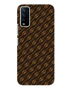 Чехол для Vivo Y12s с картинкой «Gucci — золотые диагонали» Чехол для Vivo Y12s с картинкой «Gucci — золотые диагонали»