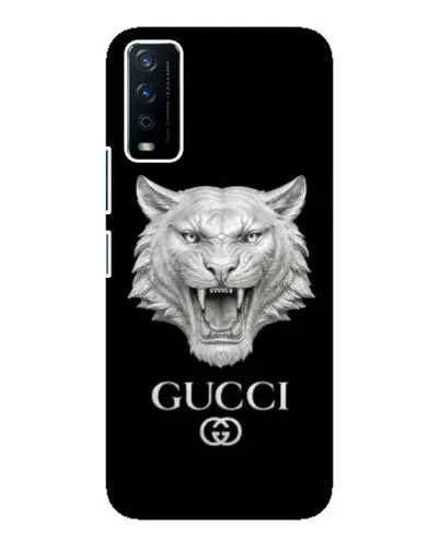 Чехол для Vivo Y12s с картинкой «Gucci — серебряный лев» Чехол для Vivo Y12s с картинкой «Gucci — серебряный лев»