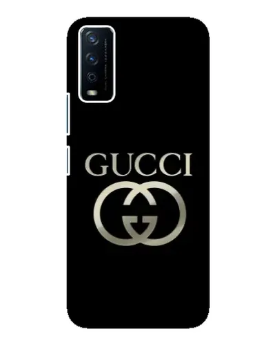 Чехол для Vivo Y12s с картинкой «Gucci — золото на черном» Чехол для Vivo Y12s с картинкой «Gucci — золото на черном»