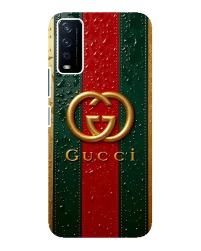 Чохол для Vivo Y12s з картинкою «Gucci — фірмова смуга та золото» Чохол для Vivo Y12s з картинкою «Gucci — фірмова смуга та золото»