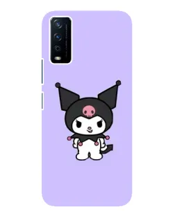Чохол для Vivo Y12s з картинкою «Kuromi — ніжний фіолетовий»