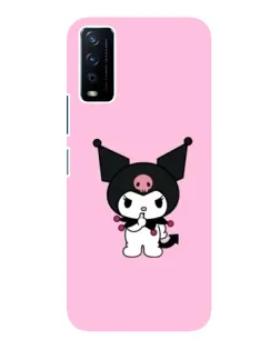 Чохол для Vivo Y12s з картинкою «Kuromi — рожева ніжність»