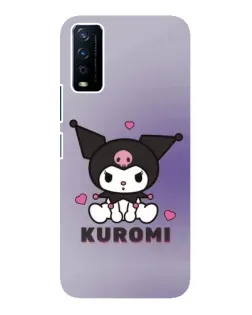 Чохол для Vivo Y12s з картинкою «Kuromi — фіолетовий арт»