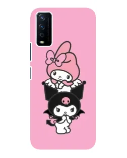 Чохол для Vivo Y12s з картинкою «My Melody та Kuromi»