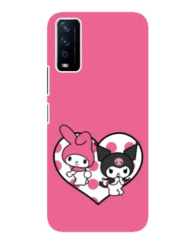 Чехол для Vivo Y12s с картинкой «Kuromi и My Melody» Чехол для Vivo Y12s с картинкой «Kuromi и My Melody»