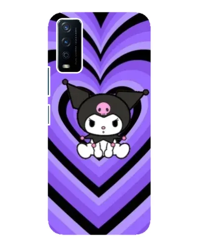 Чехол для Vivo Y12s с картинкой «Kuromi и фиолетовые сердца» Чехол для Vivo Y12s с картинкой «Kuromi и фиолетовые сердца»