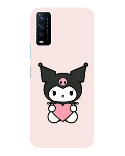 Чохол для Vivo Y12s з картинкою «Kuromi та серце»