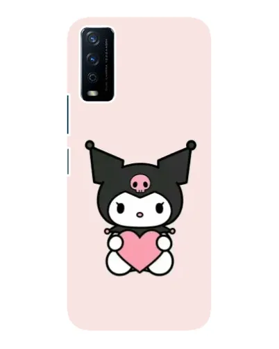 Чехол для Vivo Y12s с картинкой «Kuromi и сердце» Чехол для Vivo Y12s с картинкой «Kuromi и сердце»
