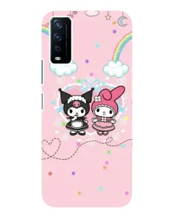 Чохол для Vivo Y12s з картинкою «My Melody та Kuromi»