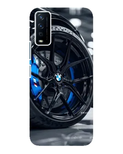 Чохол для Vivo Y12s з картинкою «Колесо BMW зблизька»