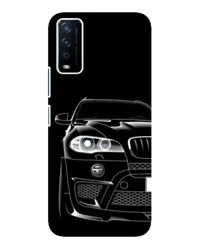 Чохол для Vivo Y12s з картинкою «Темний силует BMW»