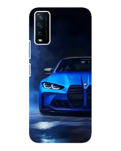 Чохол для Vivo Y12s з картинкою «Блакитна BMW M4»