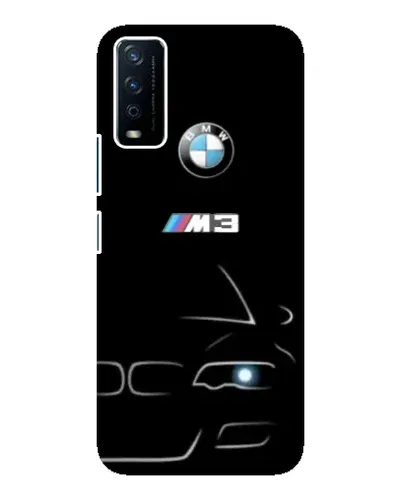 Чохол для Vivo Y12s з картинкою «Мінімалістичний принт BMW M3»