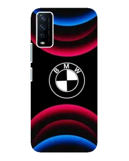 Чохол для Vivo Y12s з картинкою «Логотип BMW та неонові дуги» Чохол для Vivo Y12s з картинкою «Логотип BMW та неонові дуги»