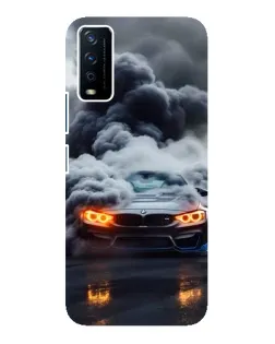 Чохол для Vivo Y12s з картинкою «BMW у диму» Чохол для Vivo Y12s з картинкою «BMW у диму»