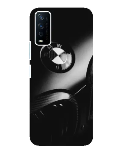 Чохол для Vivo Y12s з картинкою «Емблема BMW — макро»