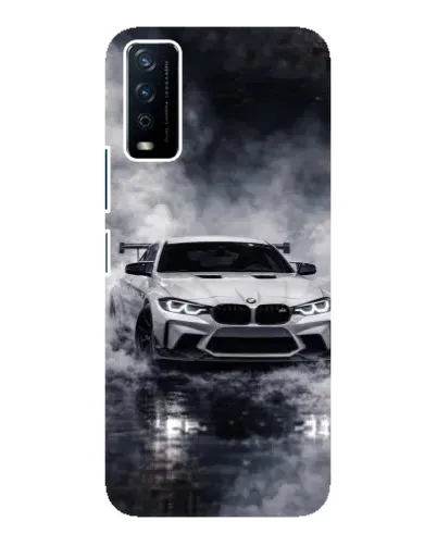 Чохол для Vivo Y12s з картинкою «BMW крізь туман»