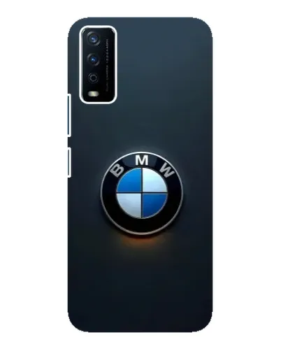 Чохол для Vivo Y12s з картинкою «Логотип BMW — мінімалізм»